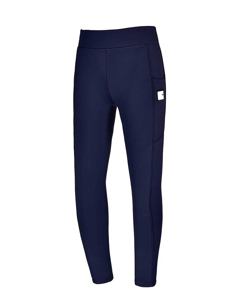 Leggings d'hiver bleu marine (grip à fond intégral) pour fille KLkacy - Kingsland