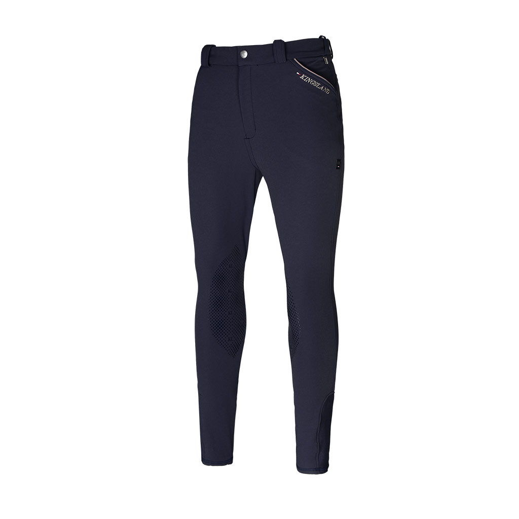 Navy blue pants with pockets for men - KLKENTON E-TEC - Kingsland