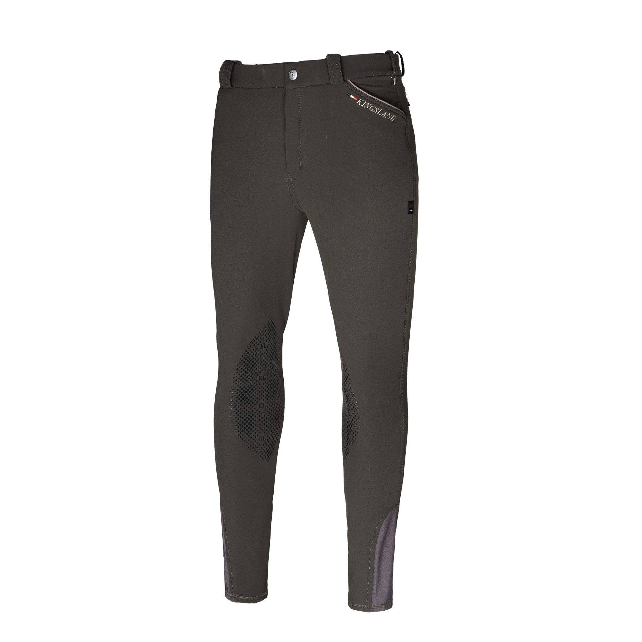 Military green pants with pockets for men - KLKENTON E-TEC - Kingsland