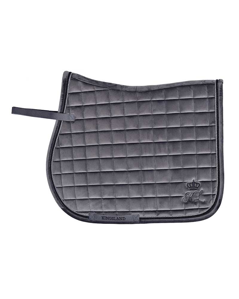 Tapis Coolmax de saut en velours gris/argenté KLmya - Kingsland