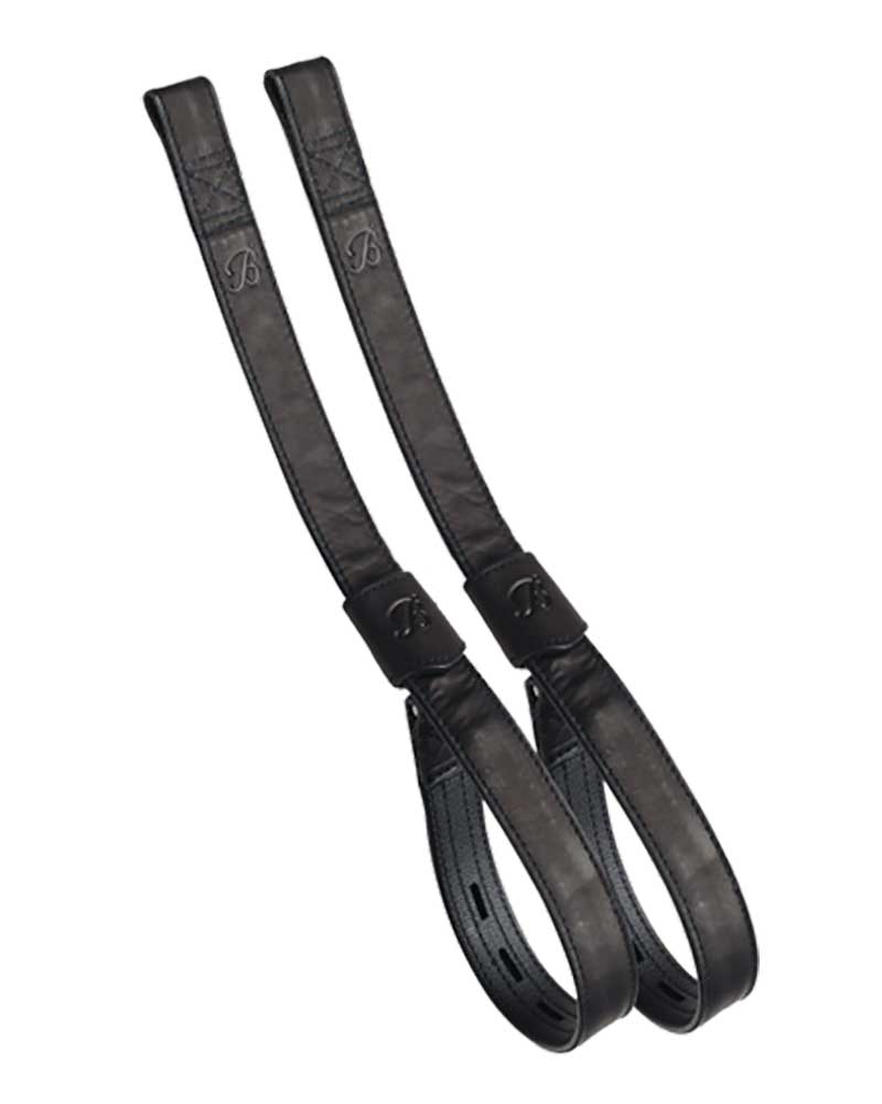 Black Loop Stirrup Leathers for Horse – Bates Saddles