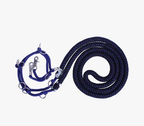 Chambon para dar cuerda azul marino y negra - luxe - QHP