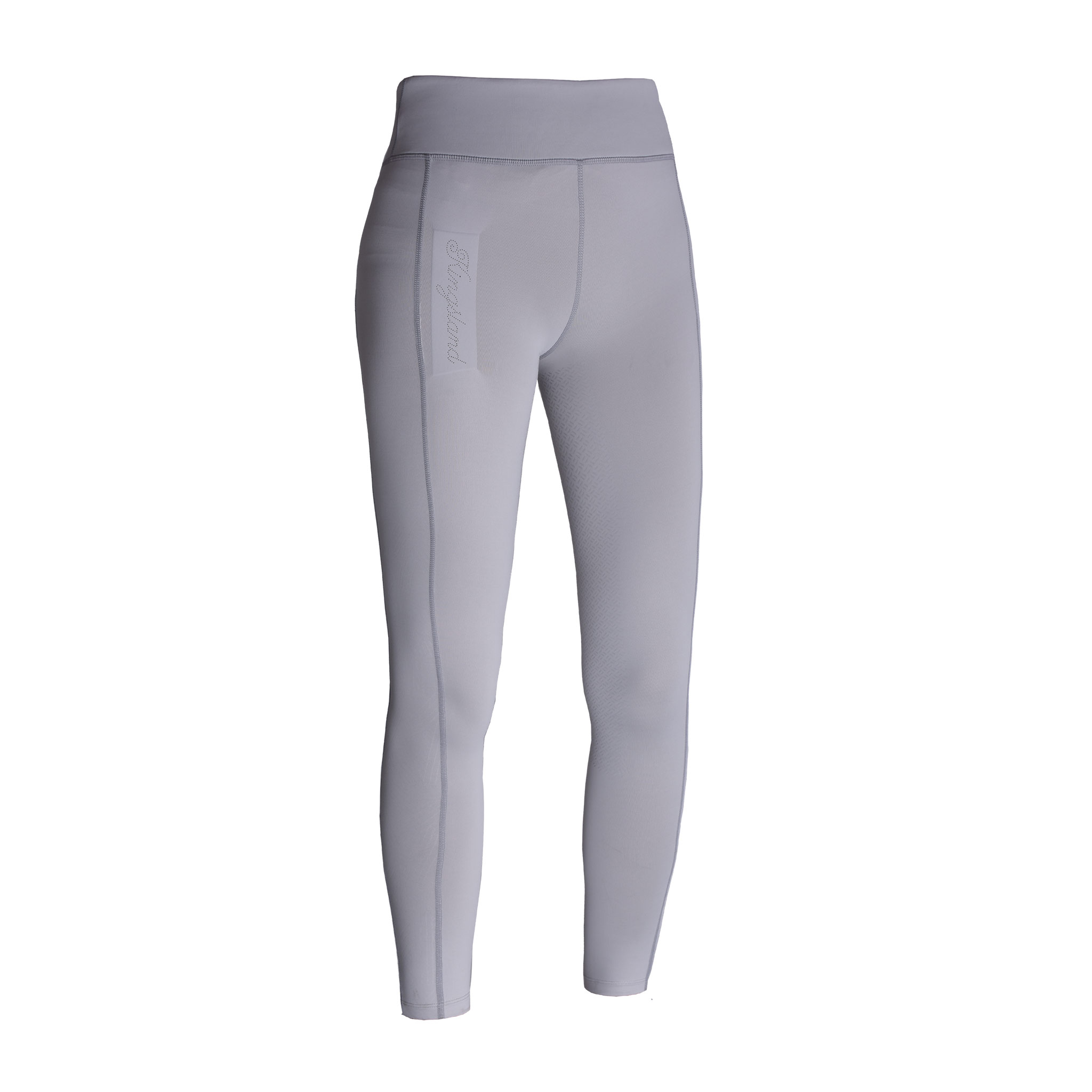 Mallas de montar a caballo gris claro con grip en la culera para mujer - KLkarina - Kingsland Dressage