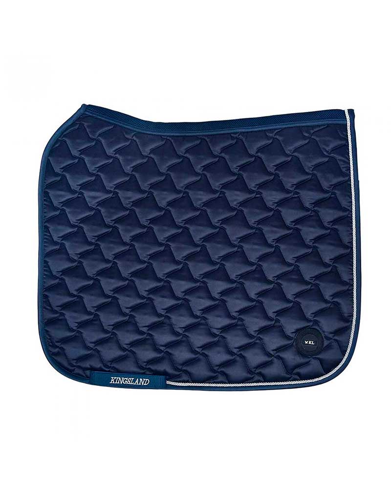 Navy Satin Dressage Saddle Pad for Horse (Full) – KLemory – Kingsland Dressage