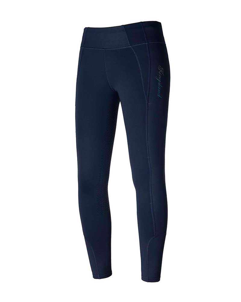 Leggings d'hiver bleu marine (grip à fond intégral) pour femme - KLkattie - Kingsland Dressage