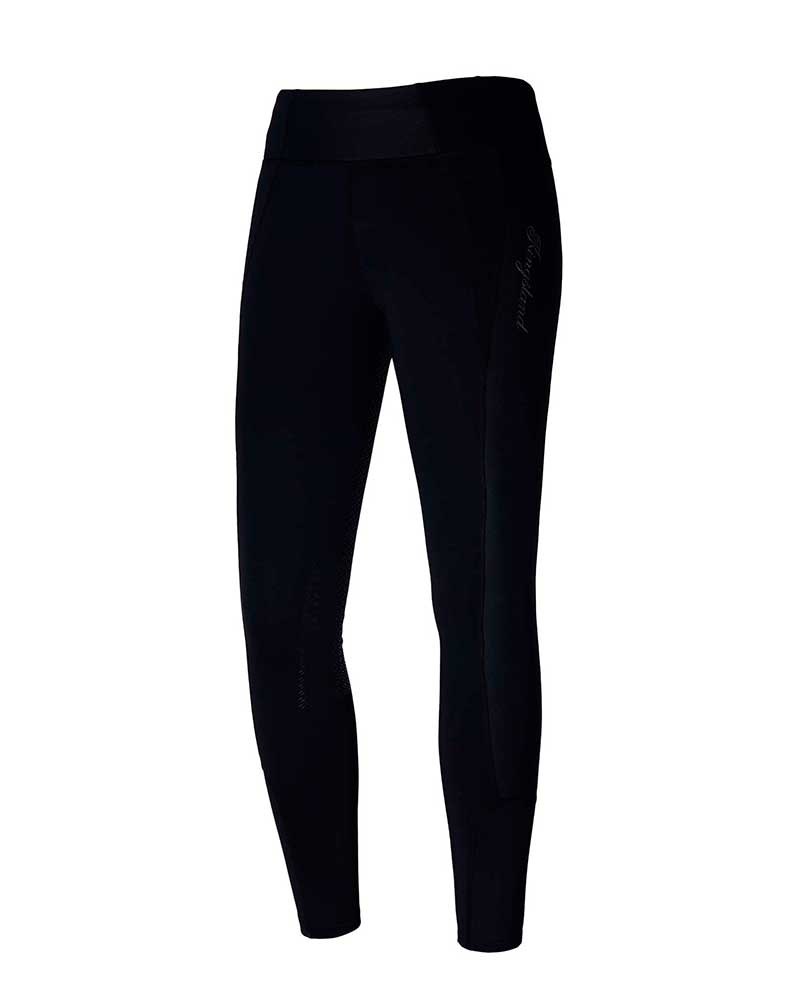 Leggings d'hiver noir (grip à fond intégral) pour femme - KLkattie - Kingsland Dressage