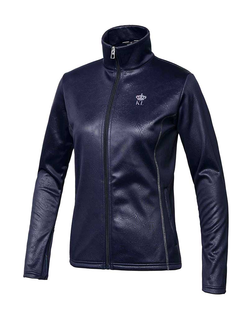Veste polaire d'entraînement bleu marine brillant pour femme - KLtallulah - Kingsland Dressage