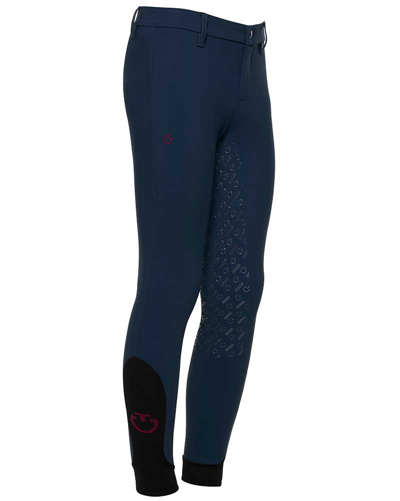 Children navy full grip breeches without pockets - Cavalleria Toscana