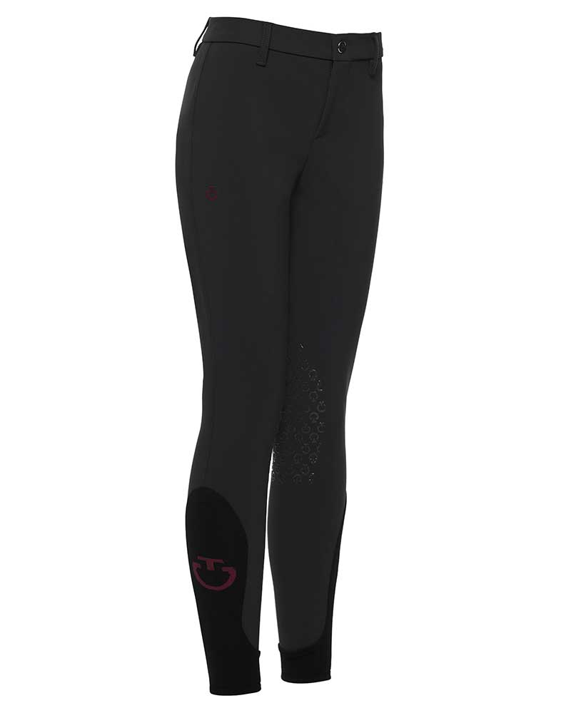 Black riding pants (knee grip) junior unisex - Cavalleria Toscana