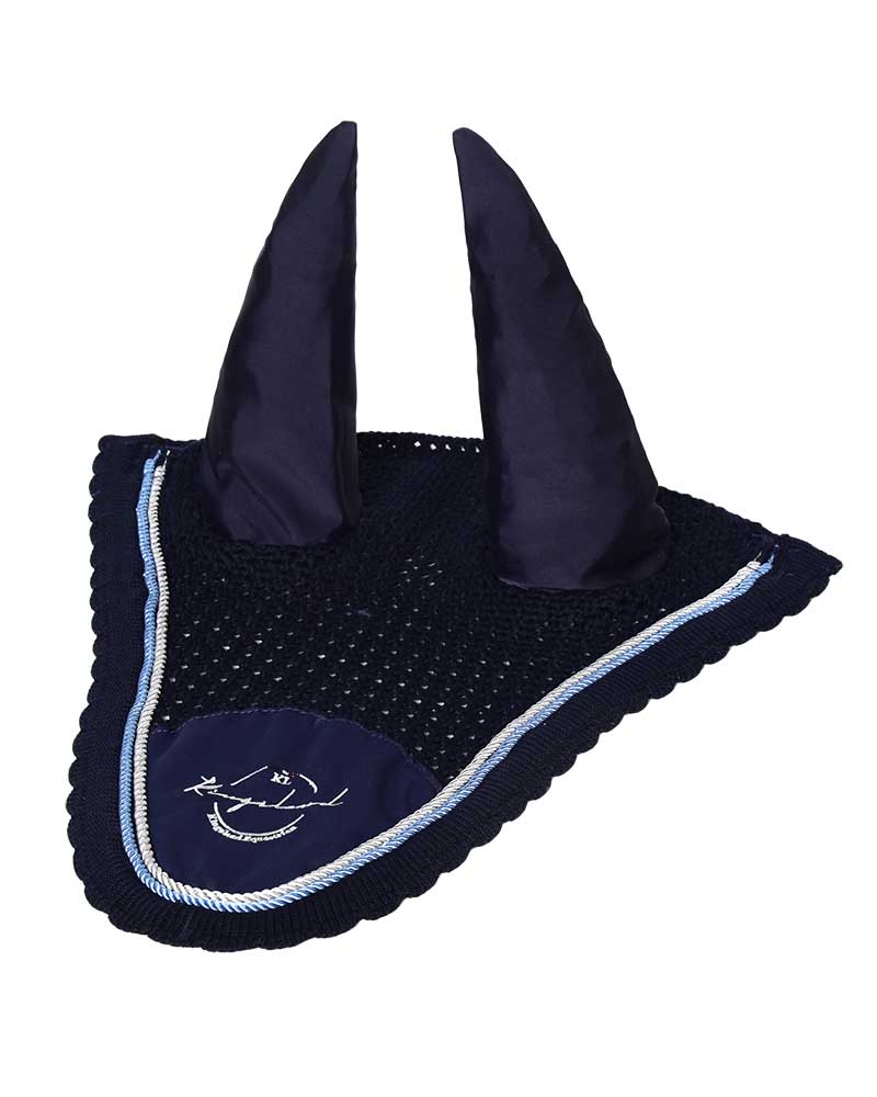 Orejeras de crochet azul marino para caballo - KLnesi - Kingsland