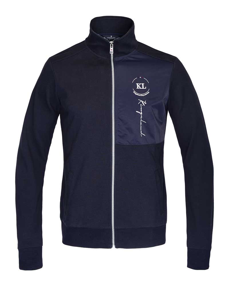 Sudadera con cremallera azul marino unisex - KLnadir - Kingsland