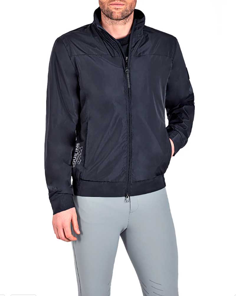 Very thin navy blue jacket for men - Chatson - Equiline