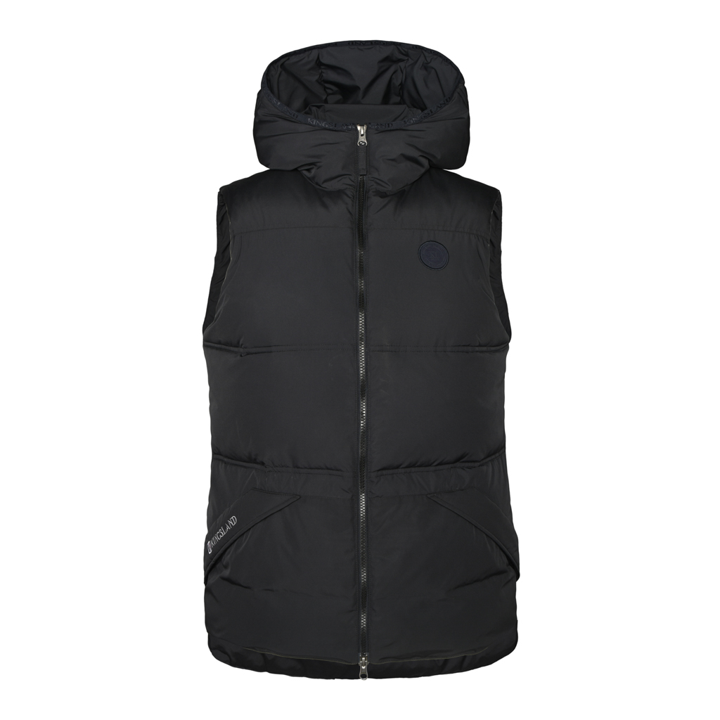Gilet matelassé bleu marine avec capuche unisexe - KLrowen - Kingsland