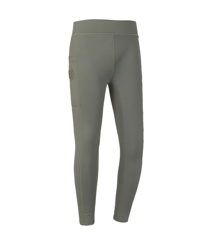 Leggings vert (grip à fond intégral) pour fille - KLKACY F-TEC4- Kingsland