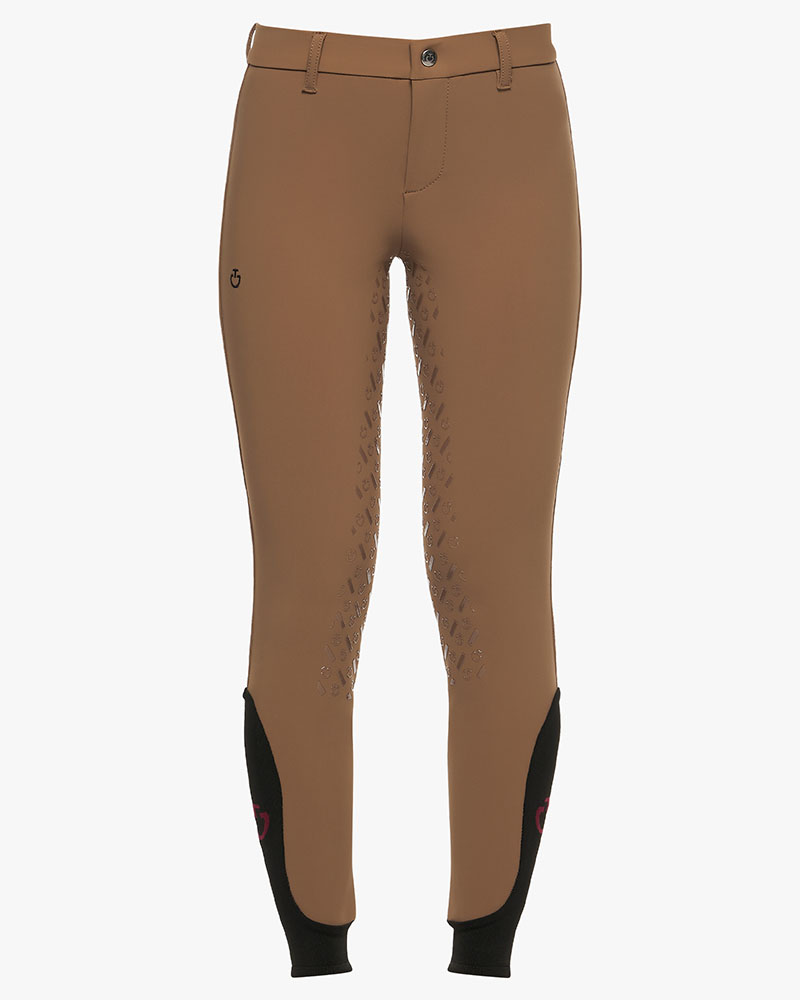 Pantalones marrones sin bolsillos (grip culera) junior unisex - Cavalleria Toscana