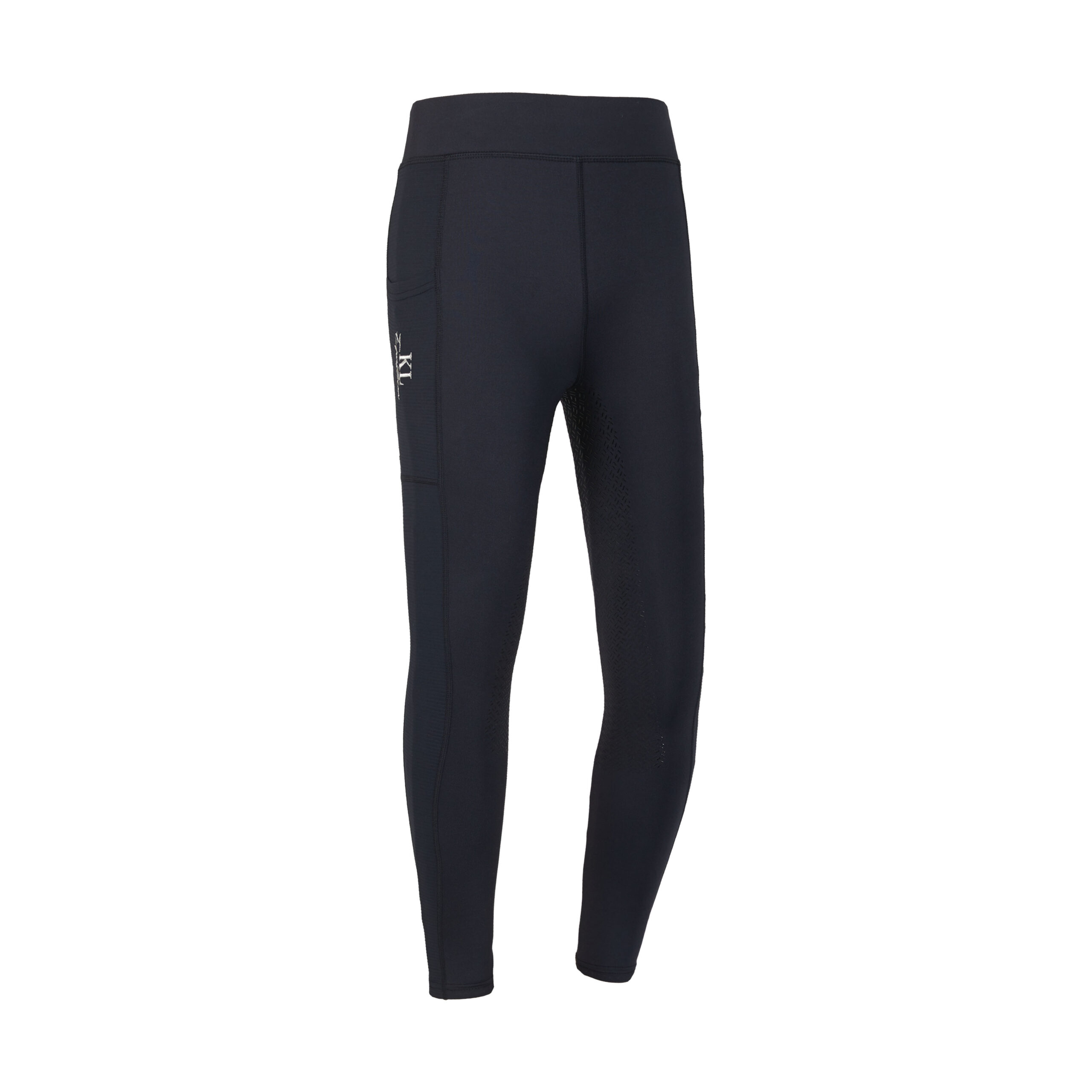 Leggings bleu marine (grip à fond intégral) pour fille - KLkandy - Kingsland