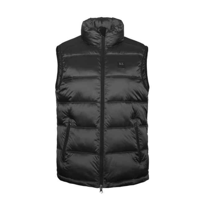 Chaleco acolchado gris oscuro sin capucha unisex - KLensley - Kingsland