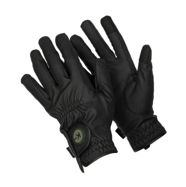 Black winter riding gloves - KLgigi - Kingsland