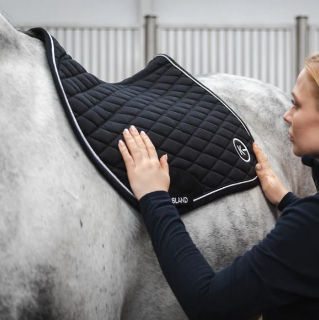 Black jumping saddle pad - KLgema - Kingsland