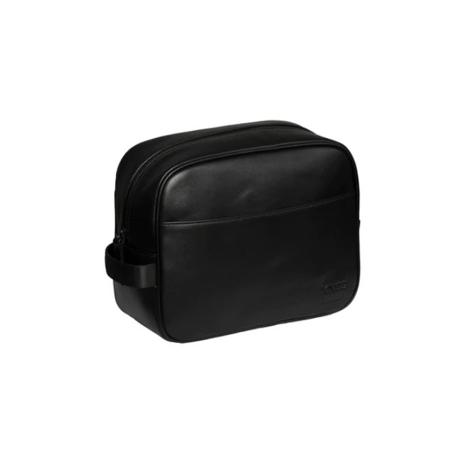 Neceser de piel artificial color negro - KLfawn - Kingsland