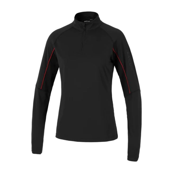 Women's Black Long Sleeve Training Top - KLfaigy - Kingsland