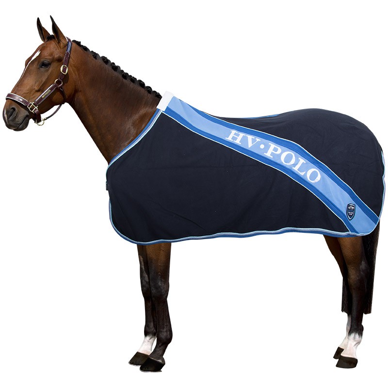 Manta polar Color azul marino Haxtun - HV-Polo