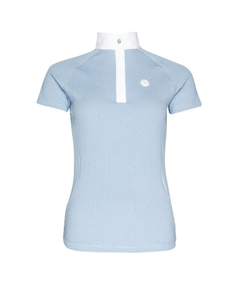 Light blue short sleeve competition polo for women - KLhosanna - Kingsland