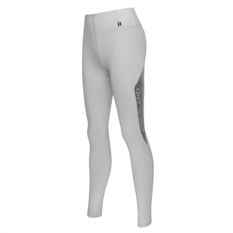 Leggings gris avec poche (grip aux genoux) pour femme - KLjulia - Kingsland