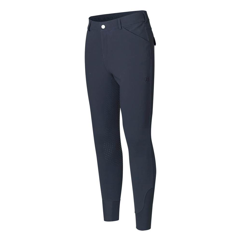 Men’s navy full-grip riding breeches KLKent - Kingsland