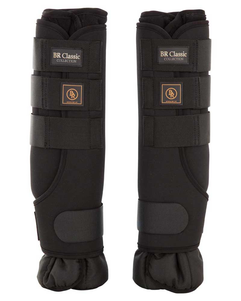 Pack of 2 black rear rest protectors for pony – BR