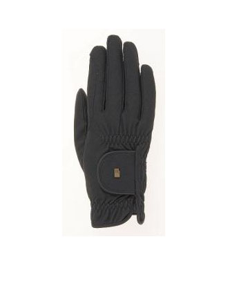 Guantes negros con grip para montar a caballo de invierno - Roeck Grip Winter - Roeckl
