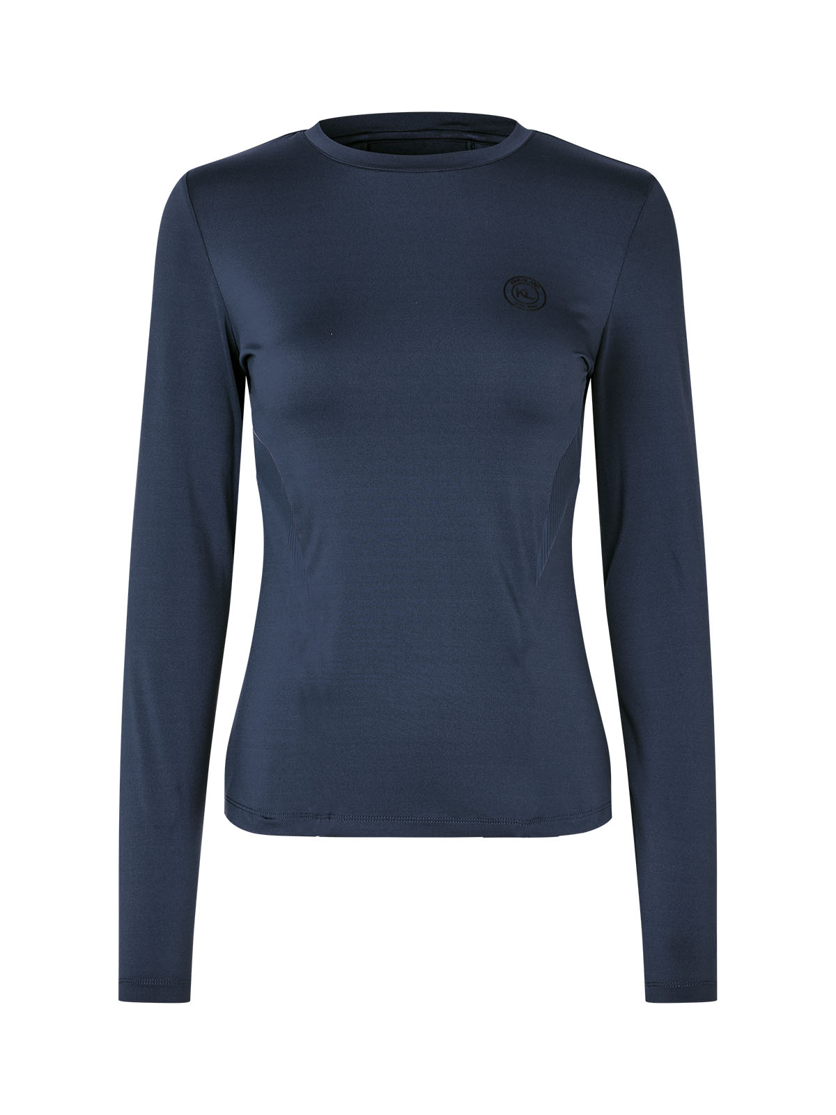 Women’s dark navy long-sleeve training shirt - KLMandy Kingsland
