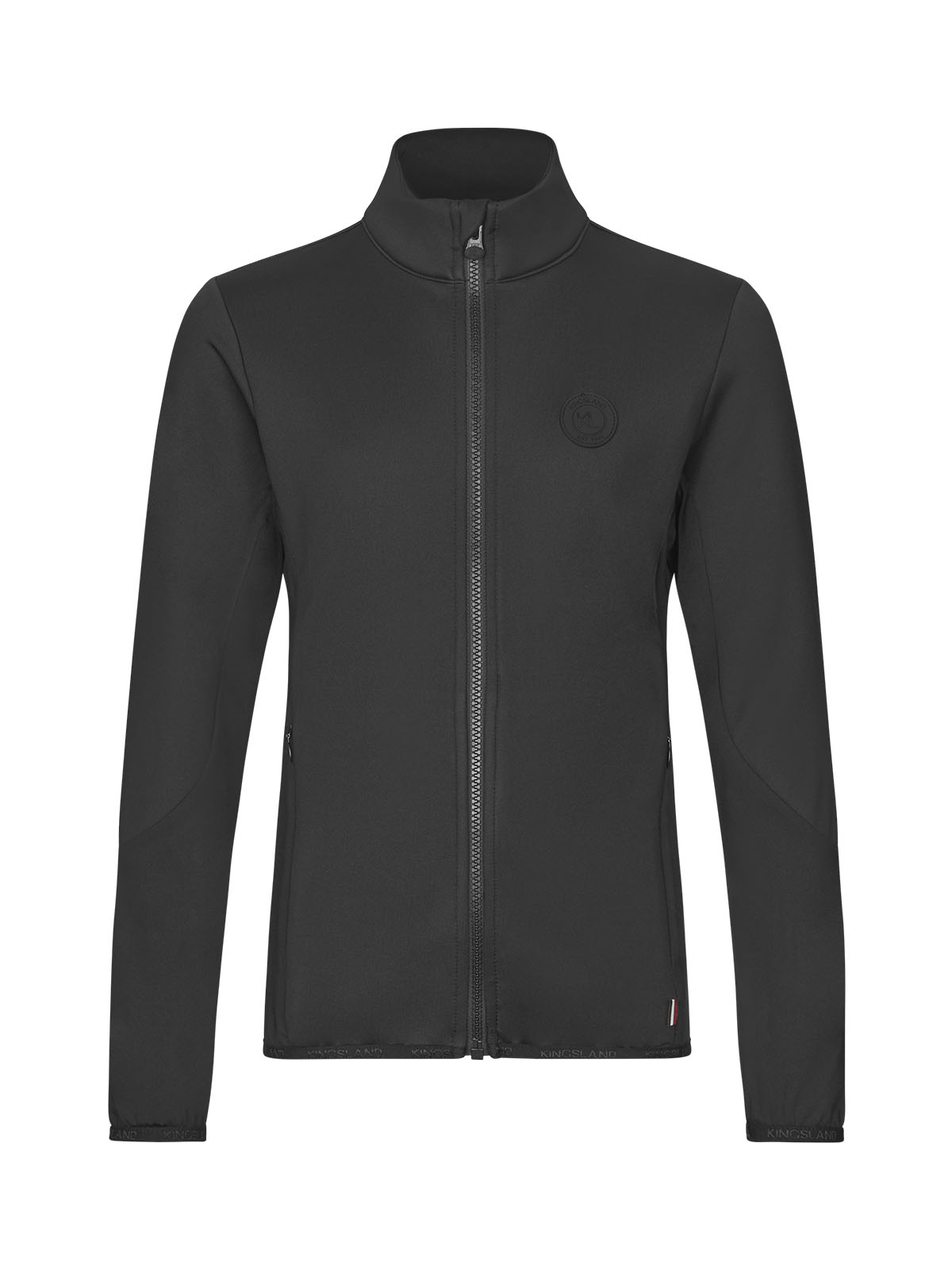 Veste technique noire avec interior polaire pour junior (unisexe)- KLMiley-Kingsland