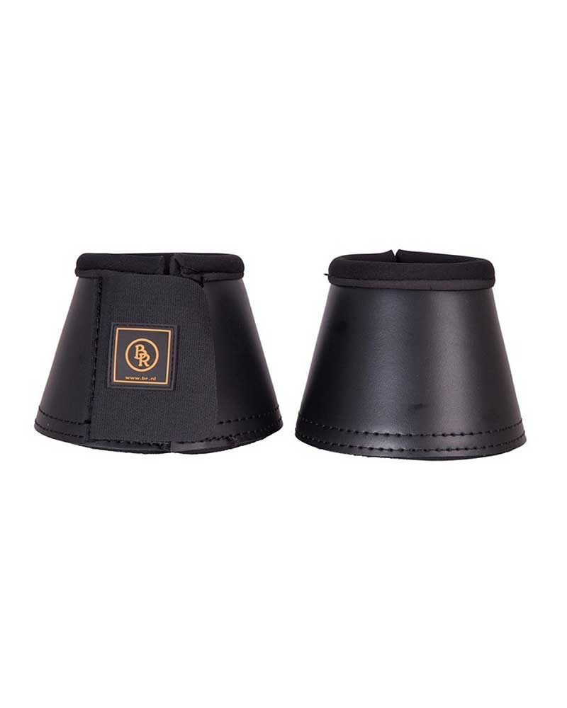 Black bell boots for horse - BR