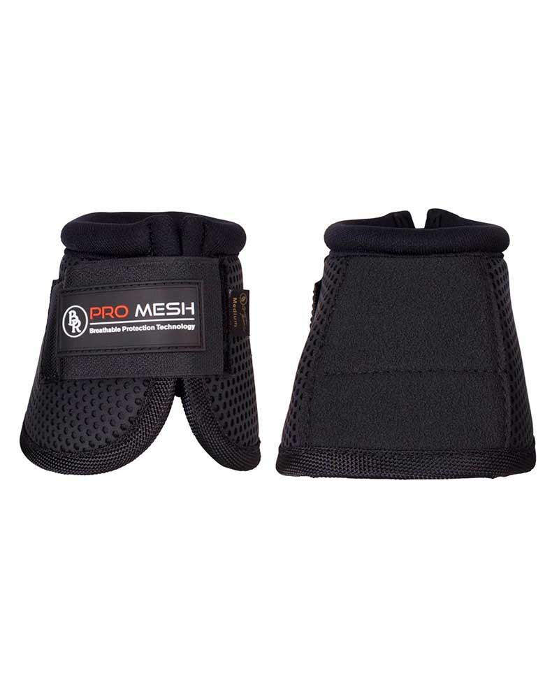 2 Pro mesh black bell boots by BR