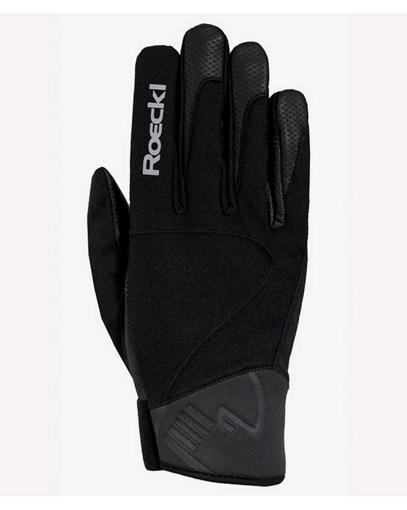 Black and grey winter riding gloves – Wien – Roeckl