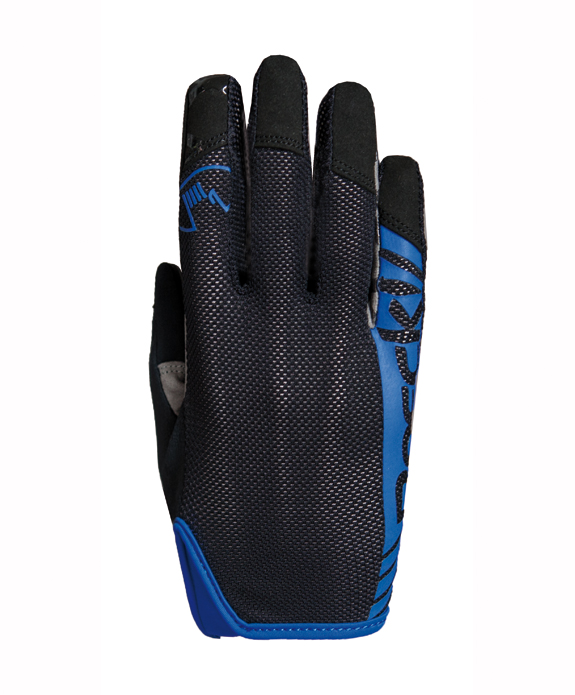 Black and blue horse riding gloves – Torino – Roeckl