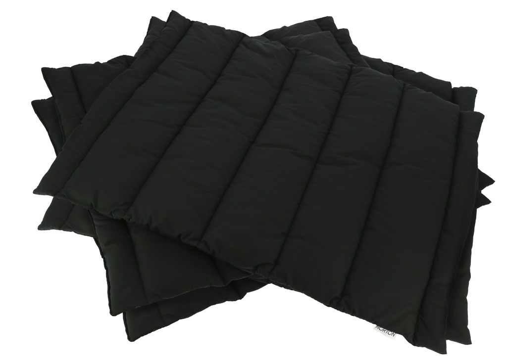 Pack de 4 paños de descanso negros -Norton
