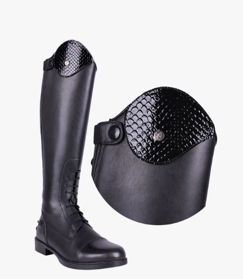 Black interchangeable hood for the Romy Croco boot - QHP