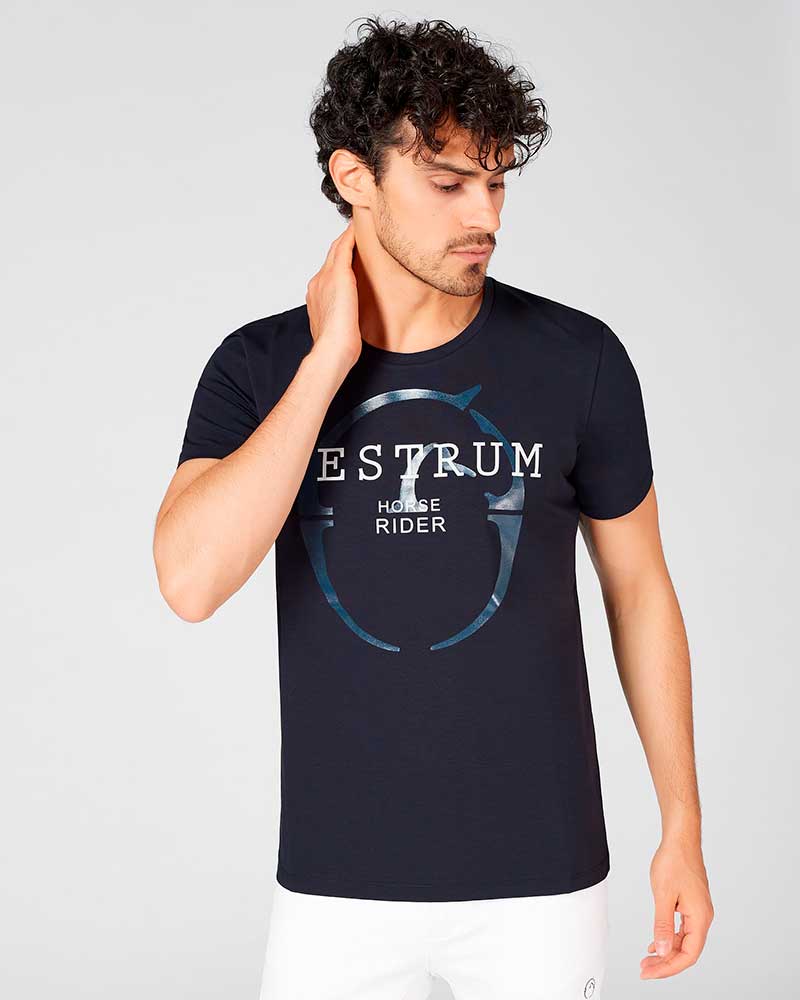 Camiseta azul marino de manga corta para hombre - Knoxville - Vestrum