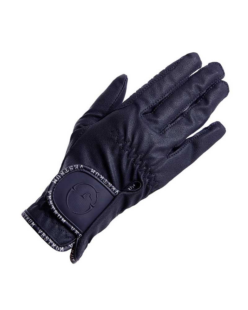 Navy blue riding gloves perfect for spring and summer Tucson model by Vestrum