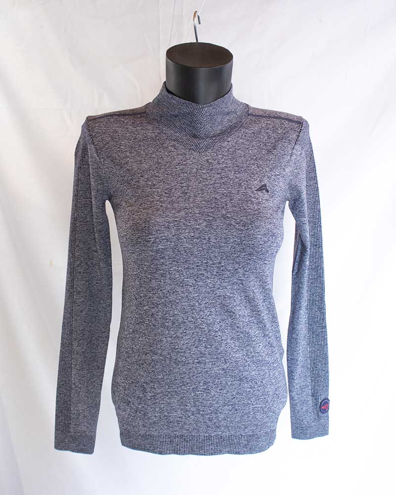 Women’s grey long-sleeve training t-shirt - euro-star