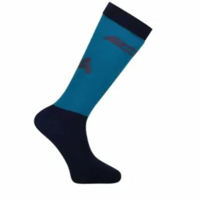 Unisex blue winter knee-high socks - euro star