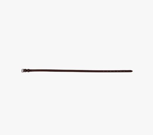 Cierrabocas de cuero marrón de 1,3 cm de ancho para caballo - QHP