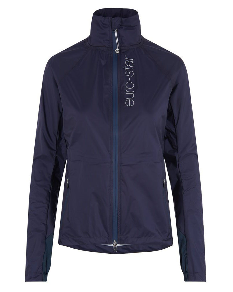 Waterproof jacket navy blue for women - Rachel - Euro-Star
