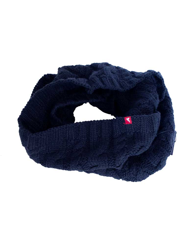 Écharpe/Tour de cou en maille bleu marine Bain - Euro-Star