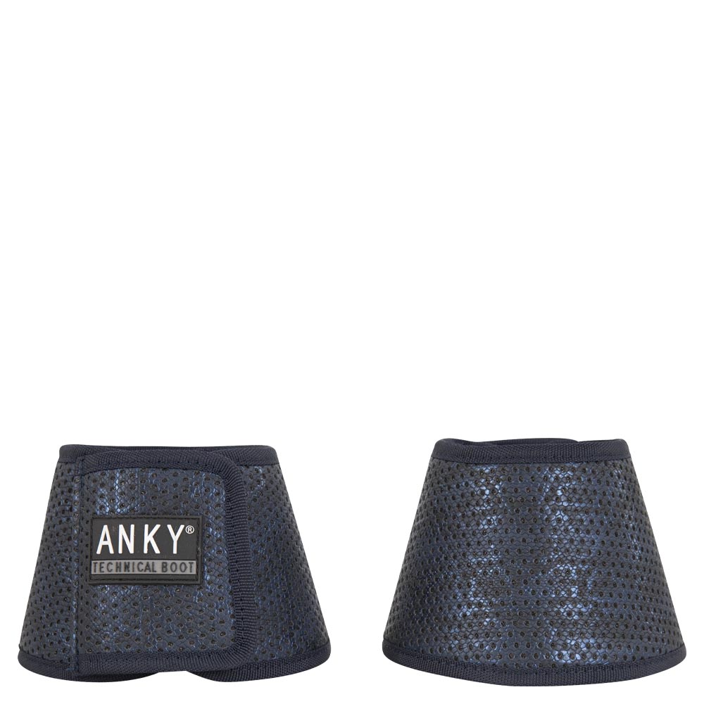 Pack de 2 campanas azul marino (dark navy) con animal print efecto brillo - Anky