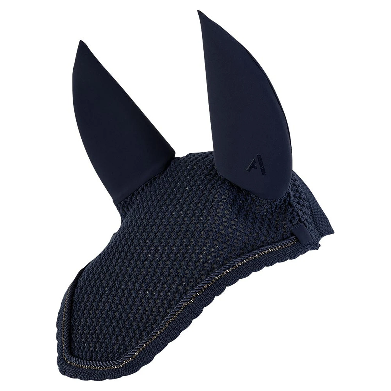 Bonnet en crochet bleu marine (Mood Indigo) pour cheval - Anky