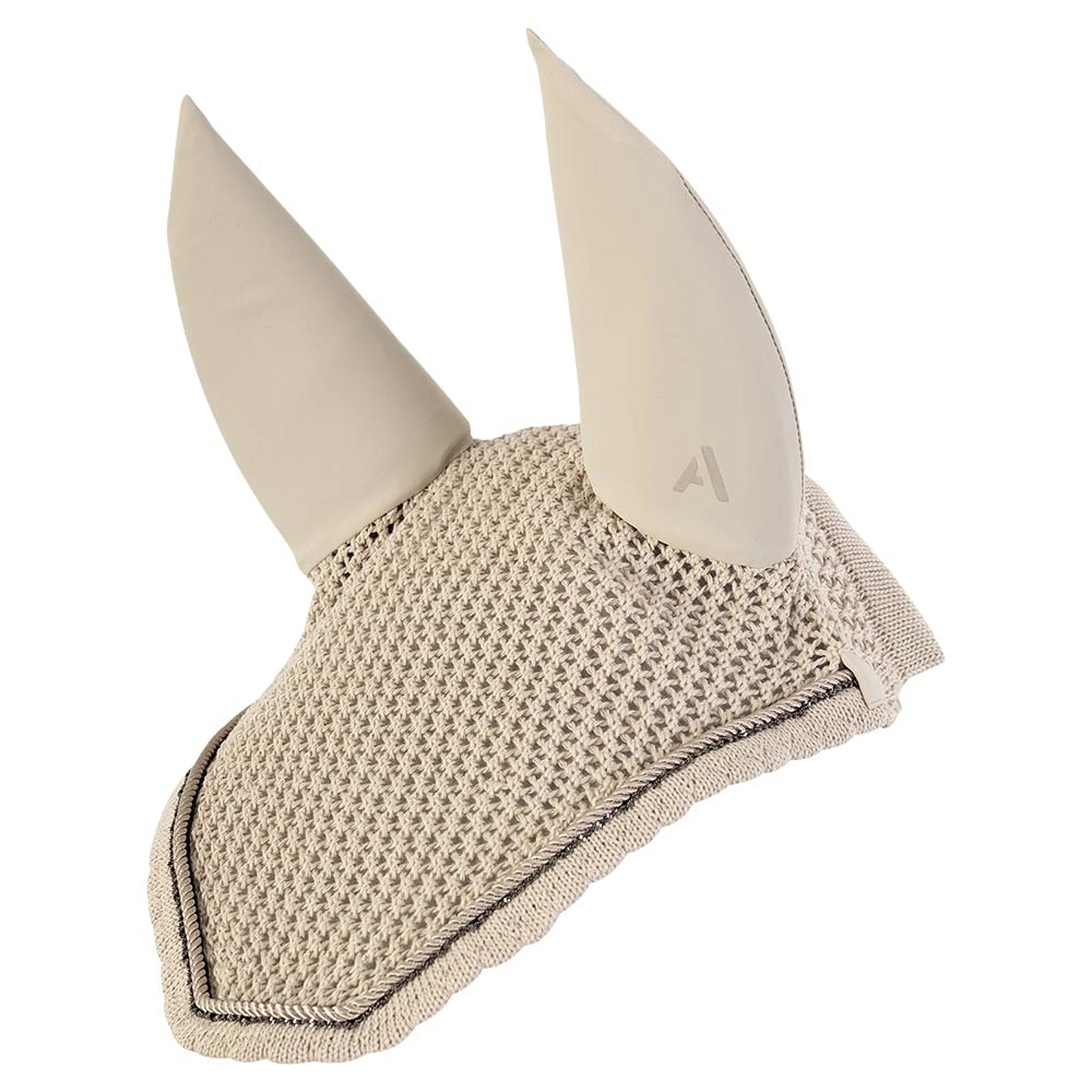 Orejeras de crochet beige (Island Fossil) para caballo - Anky