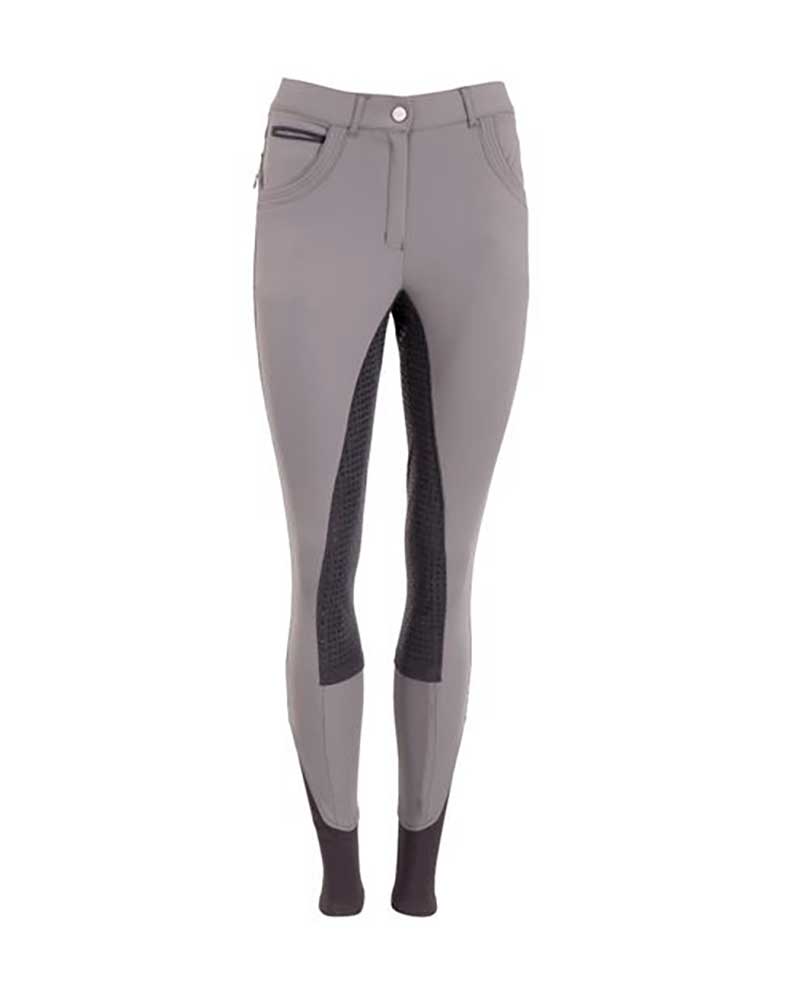 Grey riding pants (full seat grip) for woman – ANKY
